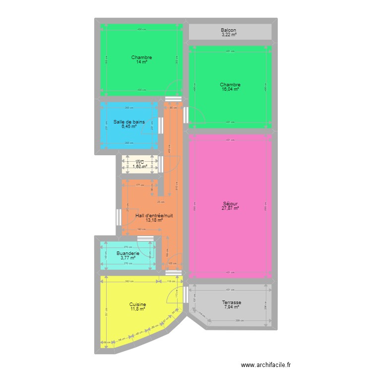 Jemeppe . Plan de 10 pièces et 106 m2