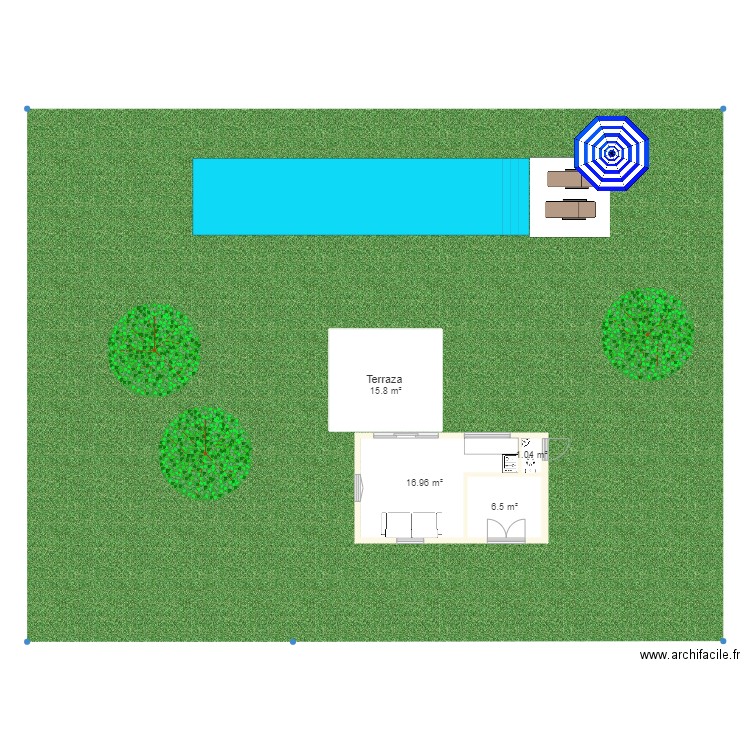 Piscine 10 12 20 bano ext. Plan de 0 pièce et 0 m2