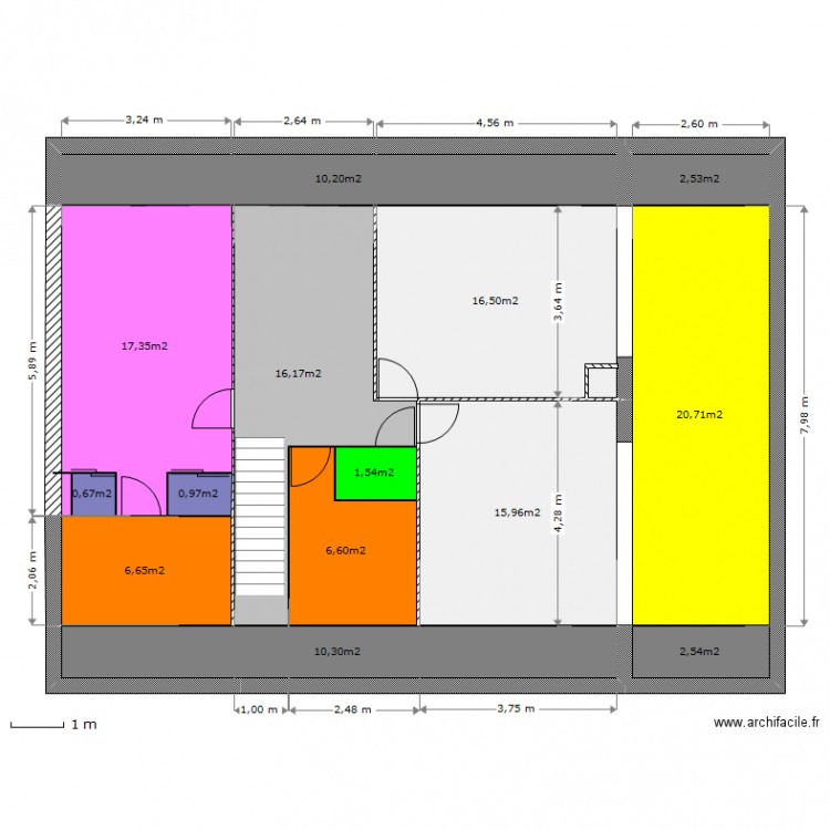 Etage V6. Plan de 0 pièce et 0 m2