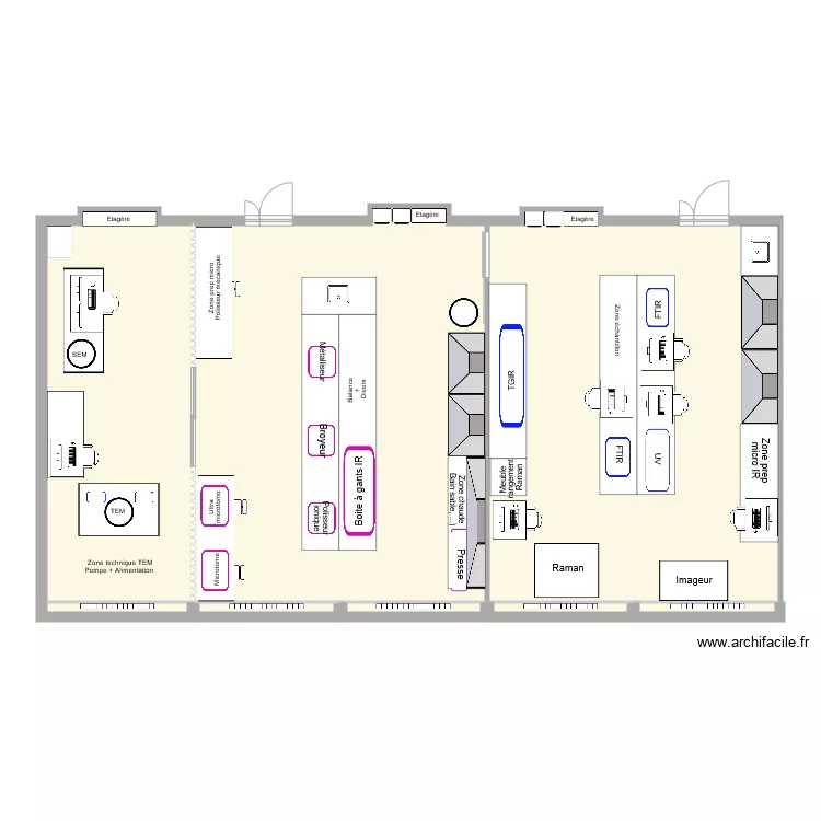 Micro Prep IR temp. Plan de 