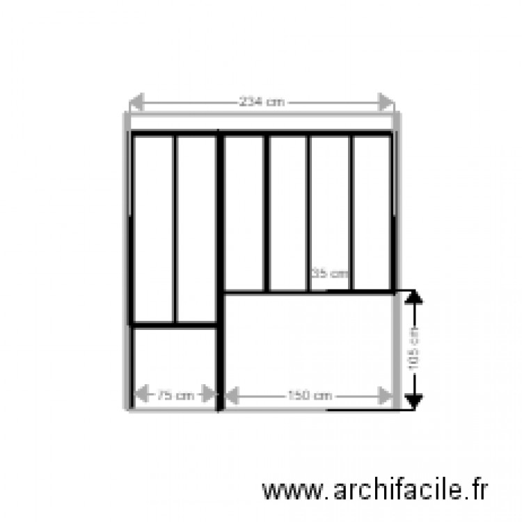 verrière cuisine selle. Plan de 0 pièce et 0 m2