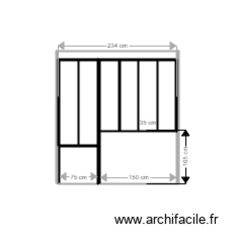 verrière cuisine selle. Plan de verrière cuisine selle. Plan de