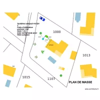 Plan de masse puisard