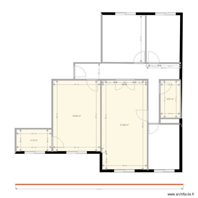 VIL93 appart. Plan de 0 pièce et 0 m2