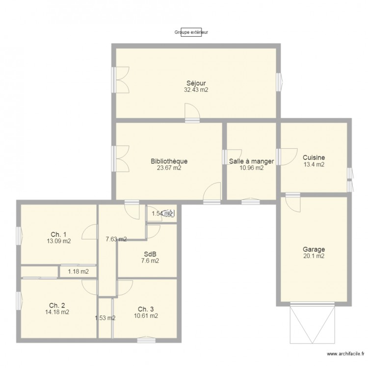 Canonne. Plan de 0 pièce et 0 m2