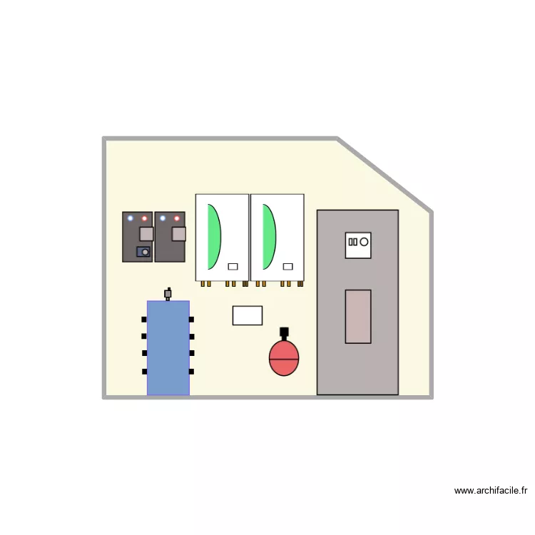implantation Bourgeois. Plan de 