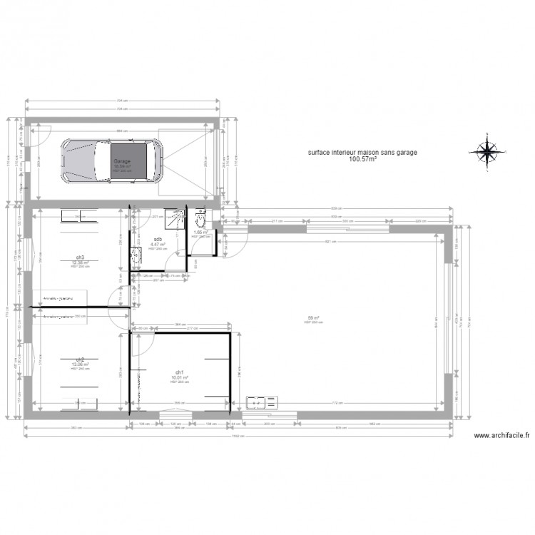 plan maison1. Plan de 0 pièce et 0 m2