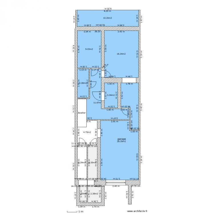 gounod.sous-sols. Plan de 0 pièce et 0 m2