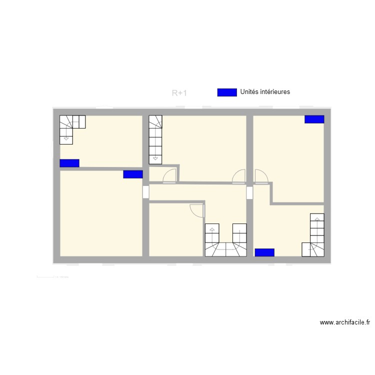 Etage 1 Mélanie GONZALEZ. Plan de 0 pièce et 0 m2