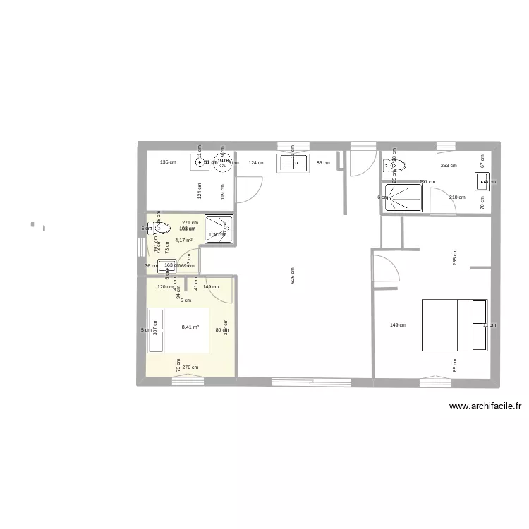 maison 1. Plan de 