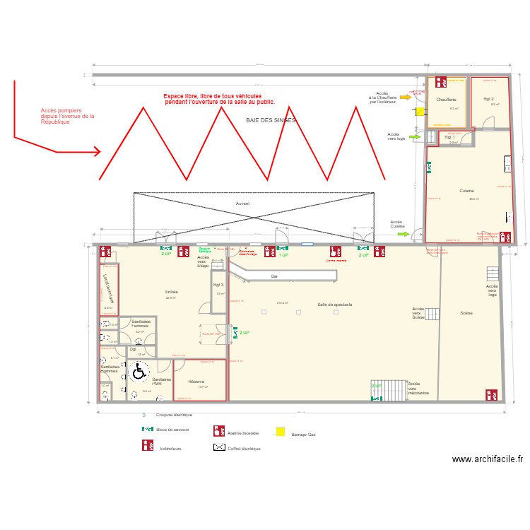 Baie des singes RDC plan technique avec N P T L dernier 5. Plan de 0 pièce et 0 m2