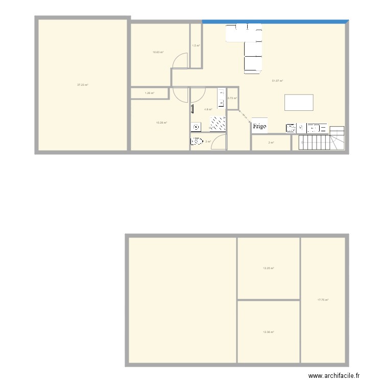 CAVE 07 08 2021. Plan de 30 pièces et 411 m2