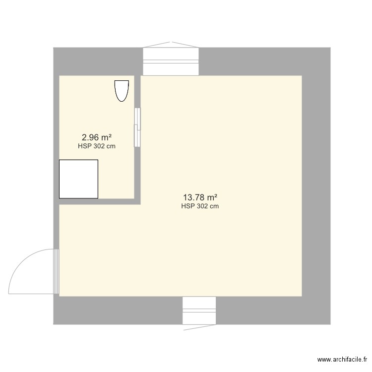 chambre saint Gohard2. Plan de 0 pièce et 0 m2