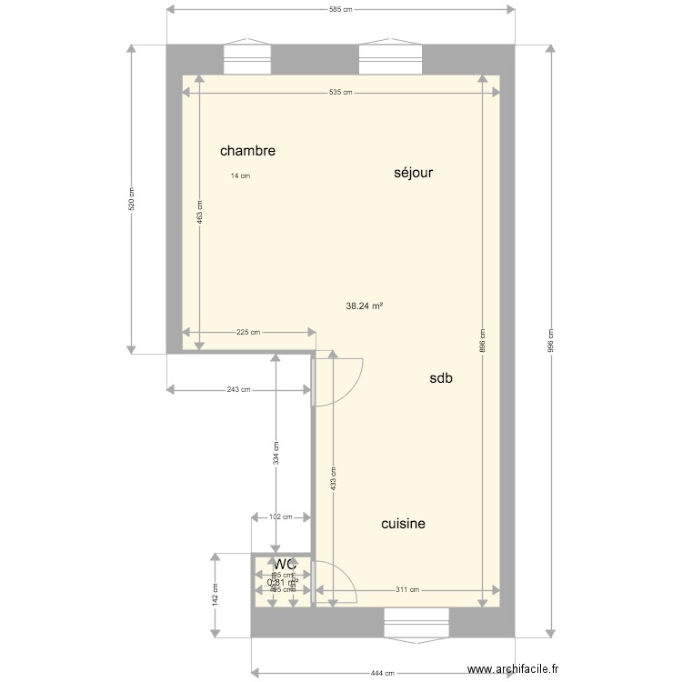 PLAN VIERGE 2 PROJET 1 LIB 2. Plan de 0 pièce et 0 m2