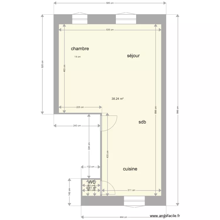 PLAN VIERGE 2 PROJET 1 LIB 2. Plan de 