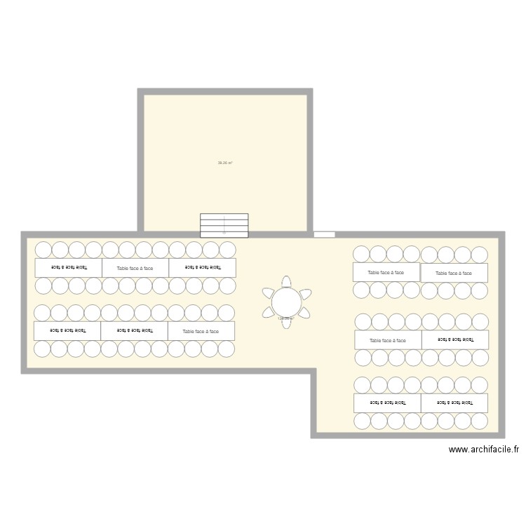 Salle mariage projet2. Plan de 0 pièce et 0 m2