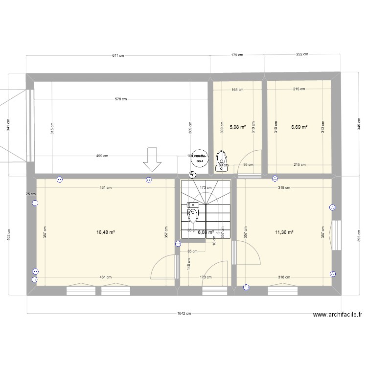 RDC. Plan de 0 pièce et 0 m2