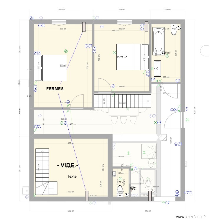 2023-07-11 - étable . Plan de 0 pièce et 0 m2