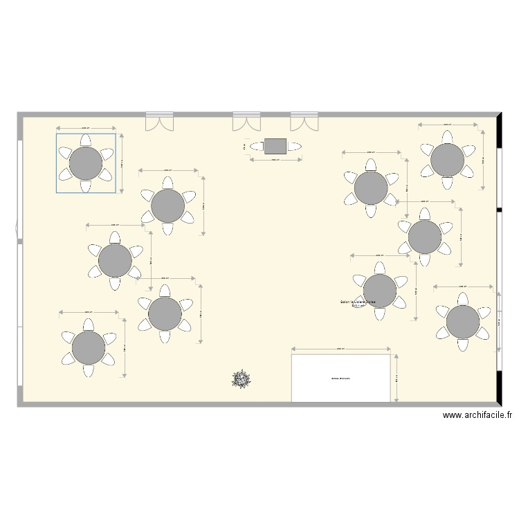 Salon La Lisiere Dorée Ste MESME version C. Plan de 0 pièce et 0 m2