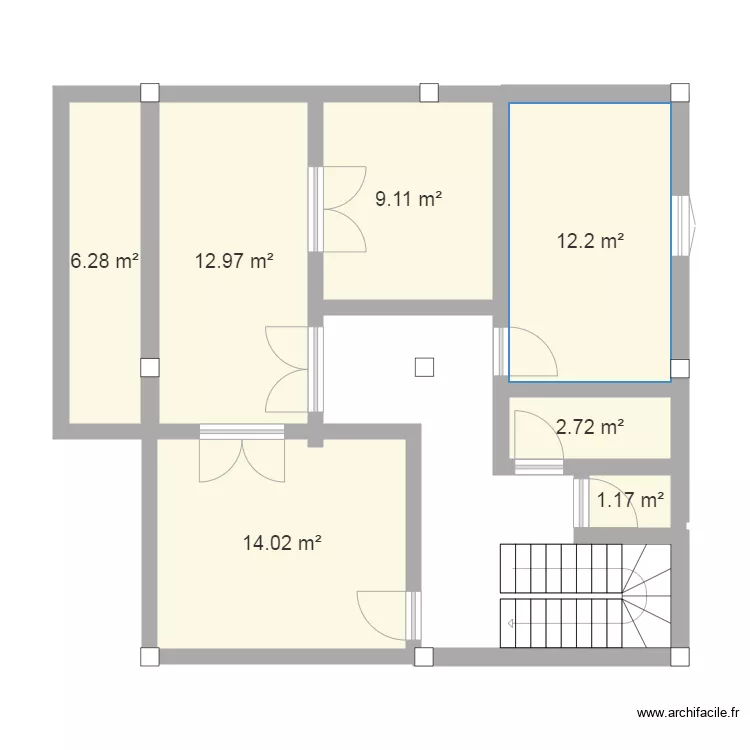 ifissen etage. Plan de 