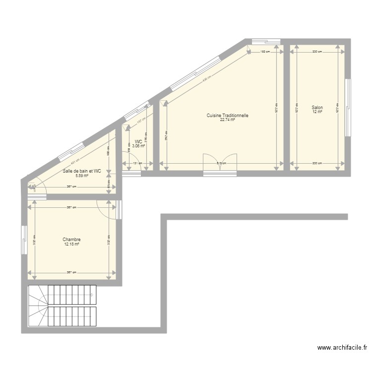 Plan RDC. Plan de 0 pièce et 0 m2