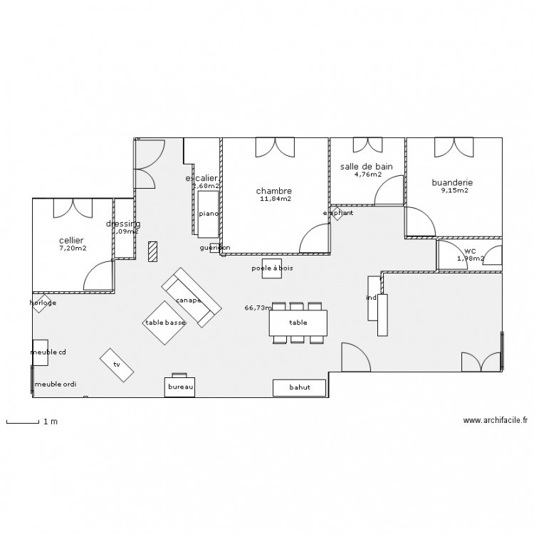  rez de chaussee dernier      DES DERNIERS. Plan de 0 pièce et 0 m2