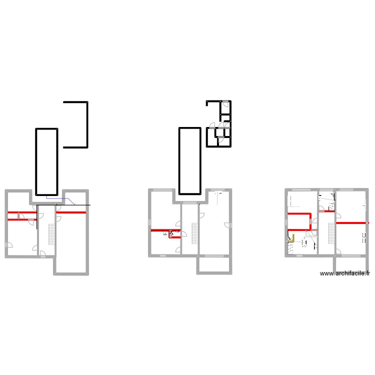 Alexi T sanitaire . Plan de 0 pièce et 0 m2