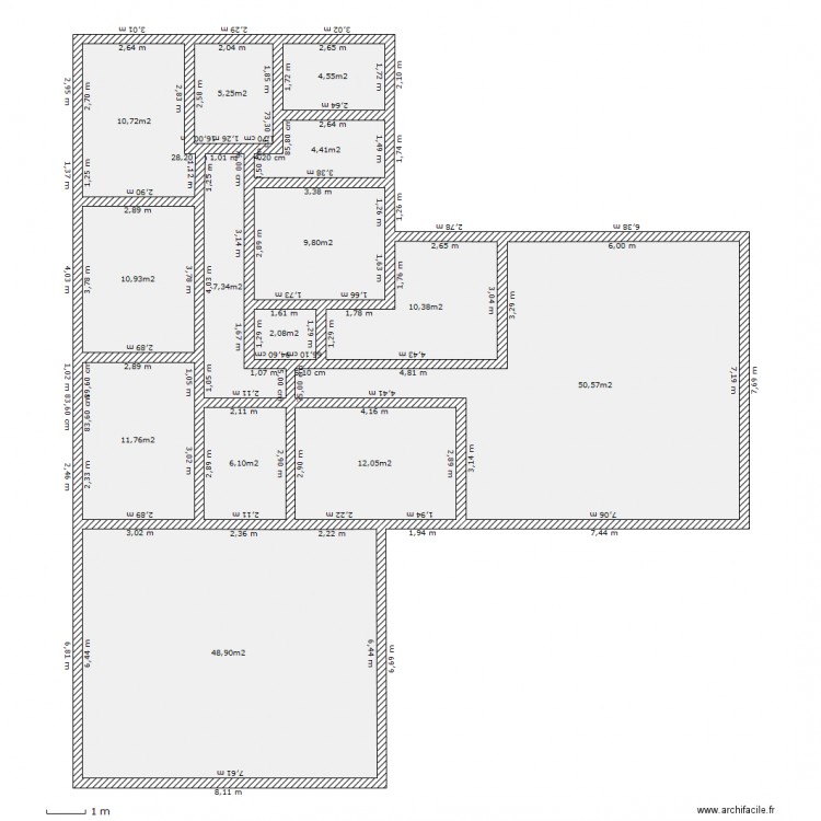 plan D. Plan de 0 pièce et 0 m2