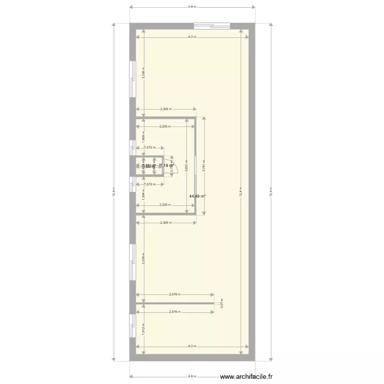 karim diderot &eacute;tage 3 . Plan de 