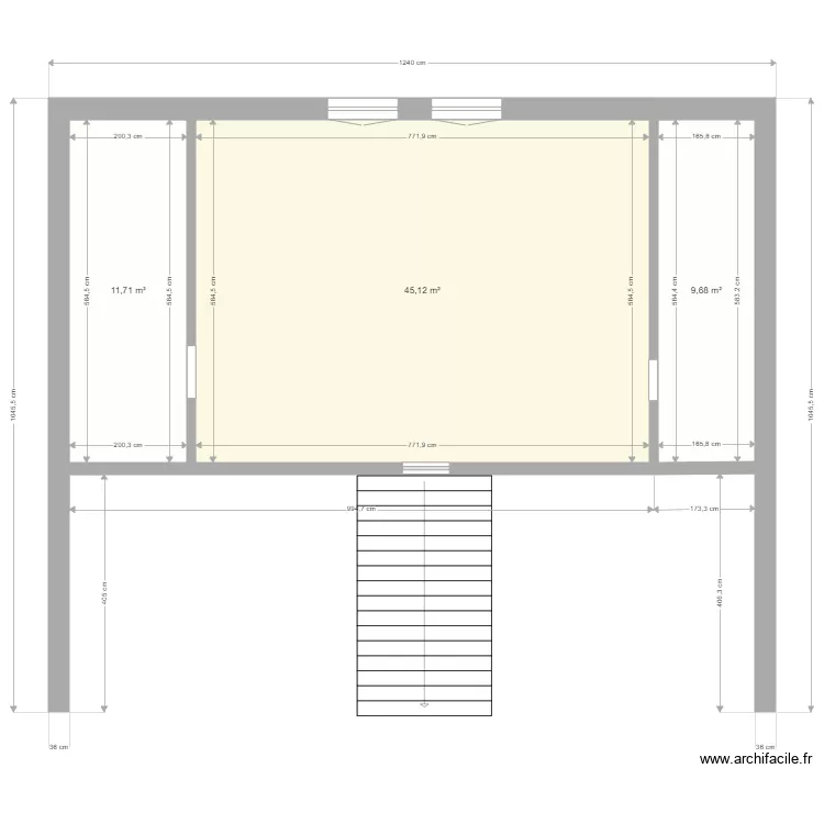 etage atualise 1 etape. Plan de 
