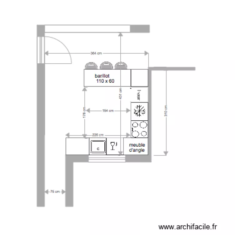 cuisine soret 3. Plan de cuisine soret 3. Plan de