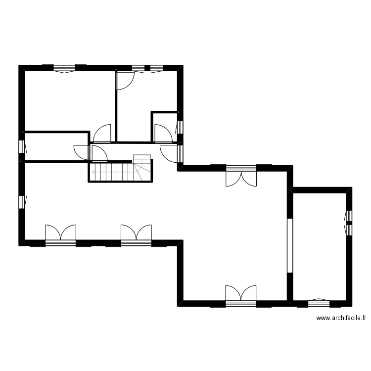 pousset. Plan de 0 pièce et 0 m2