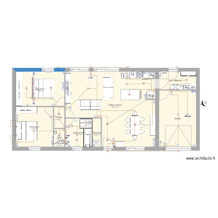 NEW HOUSE 22. Plan de 0 pièce et 0 m2