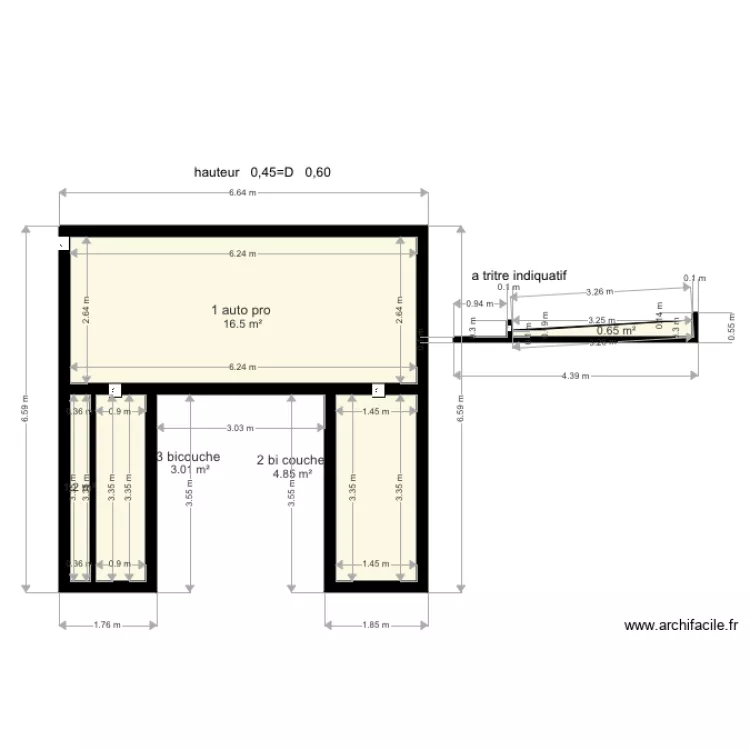 dubuc extention. Plan de 