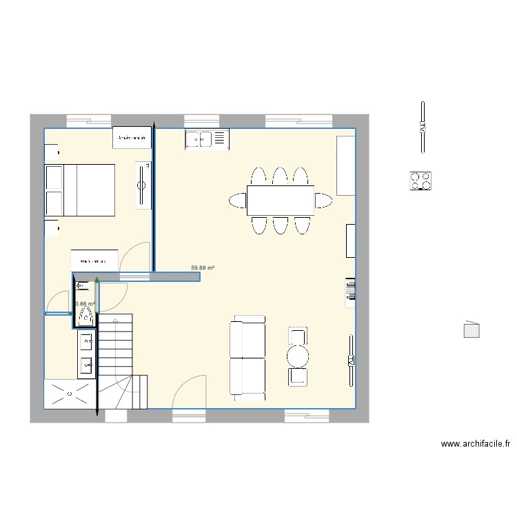 maison bathyclem3. Plan de 0 pièce et 0 m2