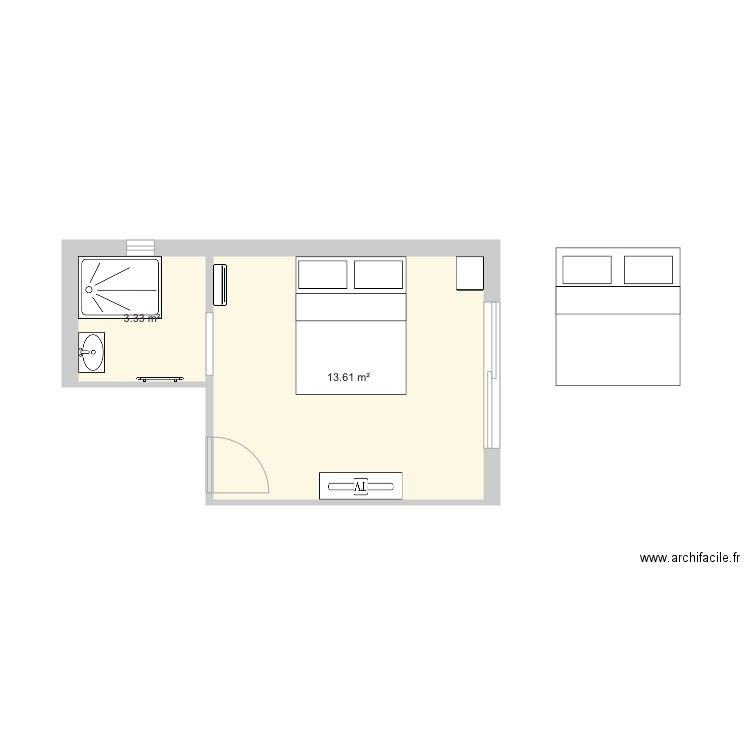 CHAMBRES. Plan de 0 pièce et 0 m2