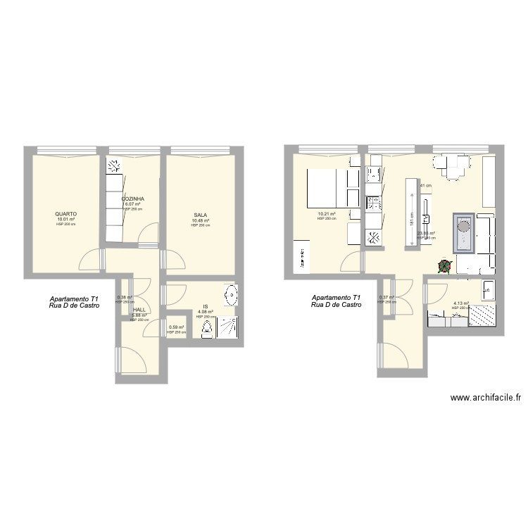 T1 rio seco. Plan de 0 pièce et 0 m2