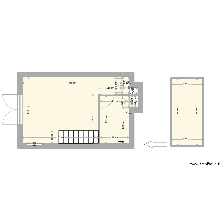 studio tp homes cotes. Plan de 4 pièces et 23 m2