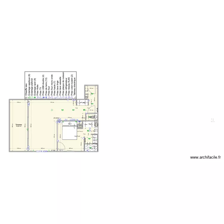 Santa Clara 2 face mer sans meubles V3. Plan de 