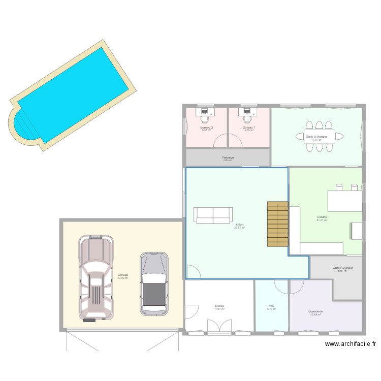 RDC Dream House RDC. Plan de 0 pièce et 0 m2