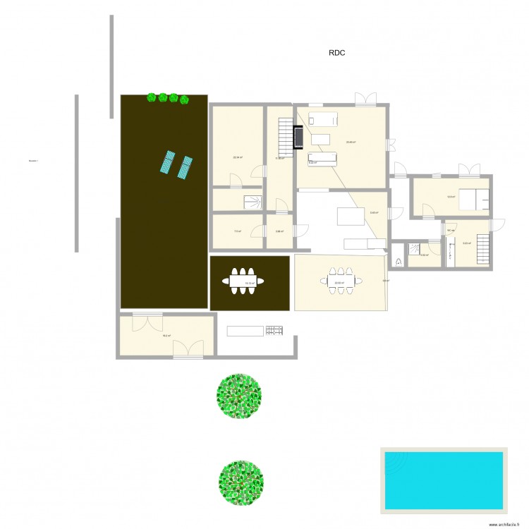 talmont RDCcuisine ext 2 etage. Plan de 0 pièce et 0 m2