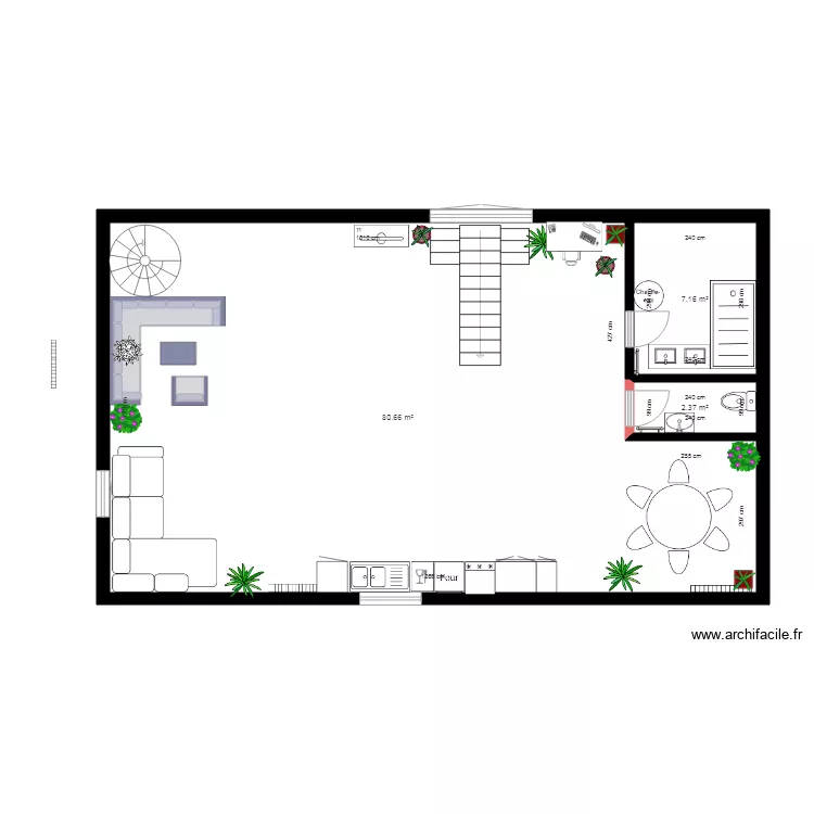 La Maison de AIN Mreysseh RDC ok 2018 septembre. Plan de 