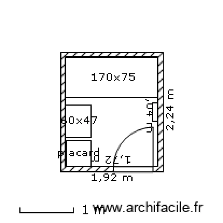 salle de bain. Plan de salle de bain. Plan de