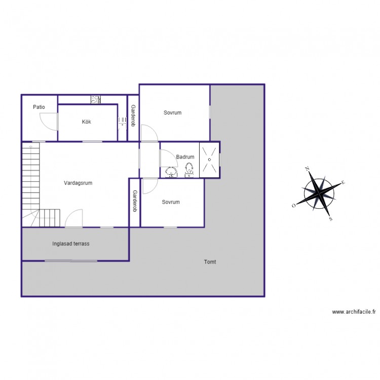 Planritning Serena V. Plan de 0 pièce et 0 m2