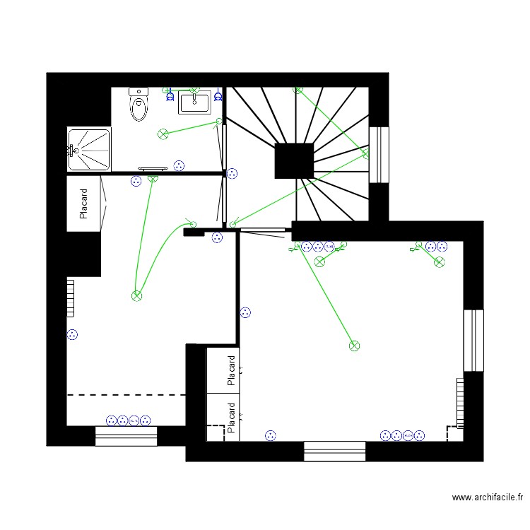 sofianejaberetageeclairagesansmeubles. Plan de 0 pièce et 0 m2