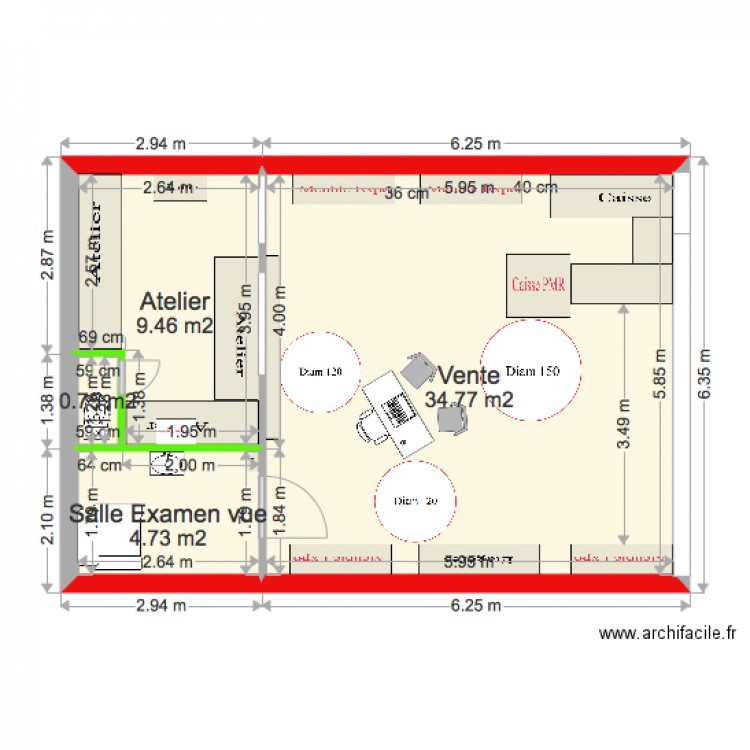 Projet Wasselone. Plan de 0 pièce et 0 m2