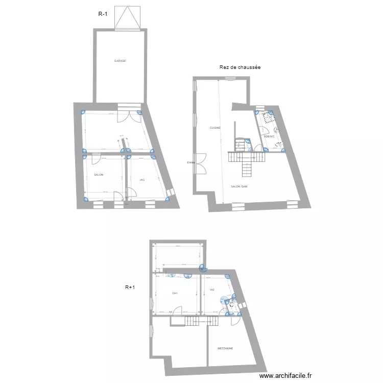Martial Tiranges. Plan de 