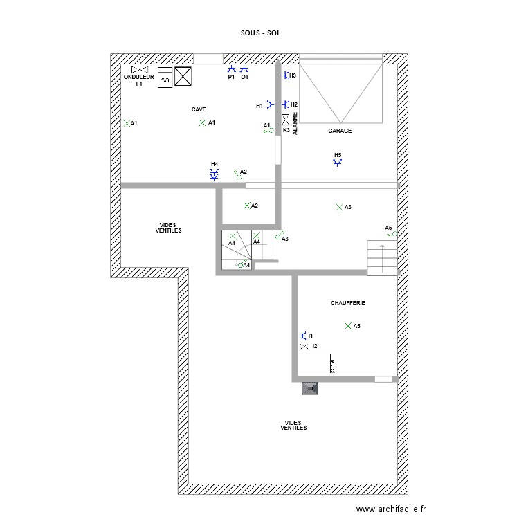 5370 Alain Sous Sol. Plan de 0 pièce et 0 m2