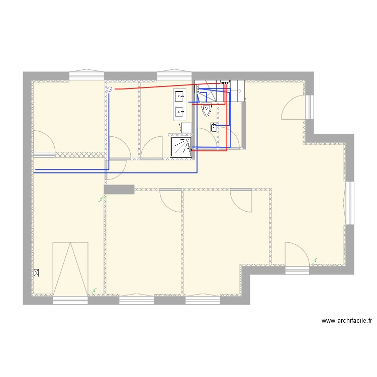 carqueiranne rez de chausse plomberie. Plan de 0 pièce et 0 m2