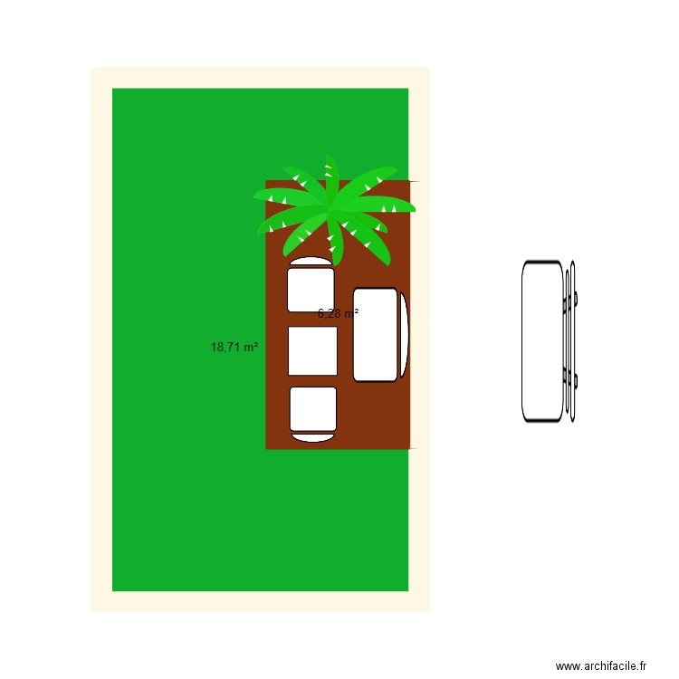 PATIO. Plan de 0 pièce et 0 m2